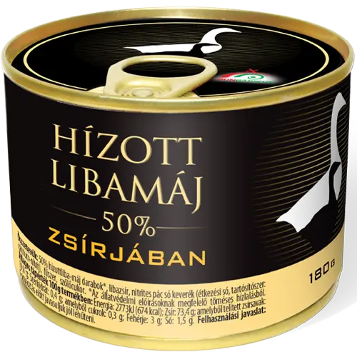 Hízott libamáj zsírjában 180 g