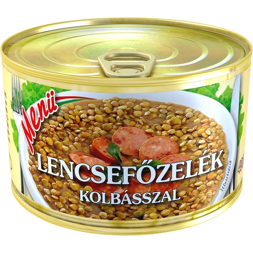 Menü Lencsefőzelék kolbásszal 400 g