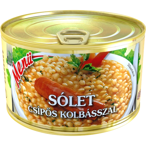 Menü Sólet csípőskolbásszal 400 g