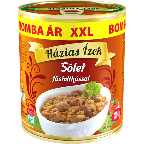 Házias Ízek Sólet füstölthússal 800 g