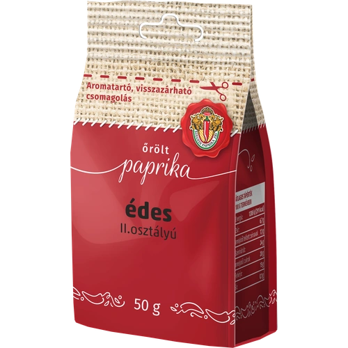 II. Osztályú Édes Őrölt Paprika 50 g