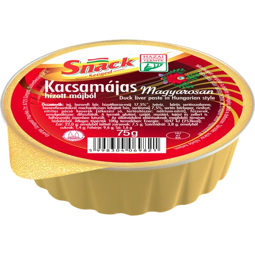 SNACK Kacsamájas magyarosan pástétom 75 g