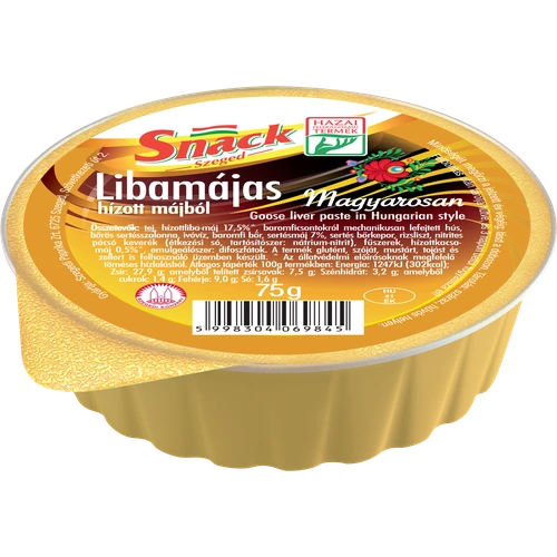 SNACK Libamájas magyarosan pástétom 75 g